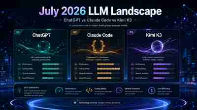 2026年7月 ChatGPT、Claude Code 与 Kimi K3 对比